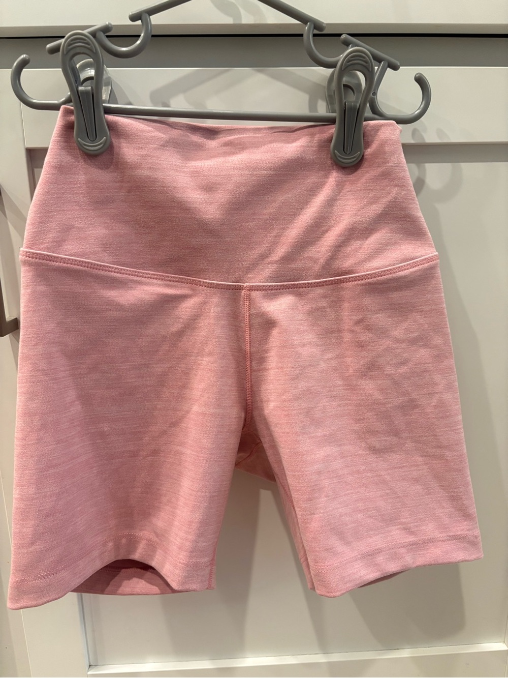 Nike One Light Pink High-Waist Bike Shorts